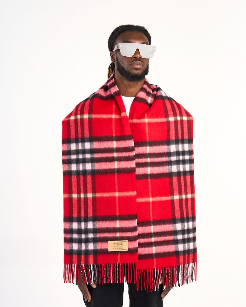Scottish designer wool scarves